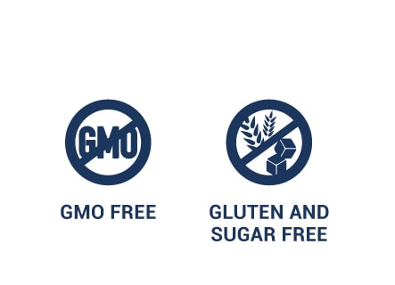 gmo, gluten and sugar free