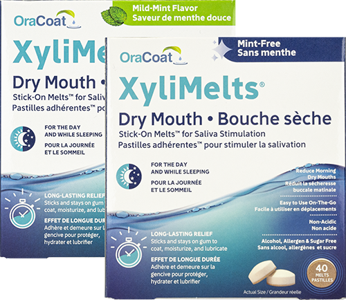 OraCoat Xylimelts For Dry Mouth - Mild-Mint